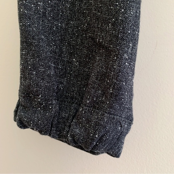 Elevenses Pembroke Tweed Joggers 4 Grey Anthropologie - Picture 6 of 11